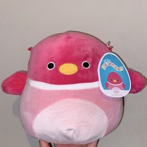 8" DELLA THE PINK DUCK SQUISHMALLOWS NWT RARE HARD TO FIND
